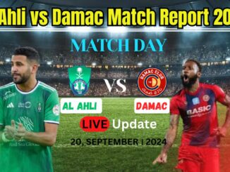 Al ahli vs Damac match Report 2024